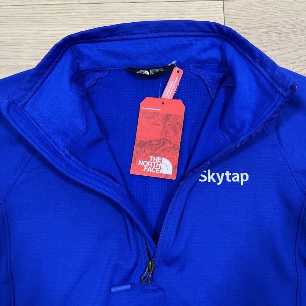 The North Face Summit 1/2 Zip Crevasse Baselayer DotKnit Pullover Mens TNF Blue - Picture 9 of 12